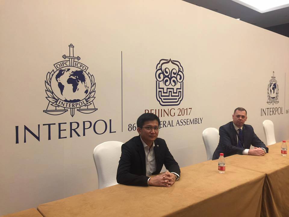 Mr Martin Coyne attends the Interpol General Assembly China