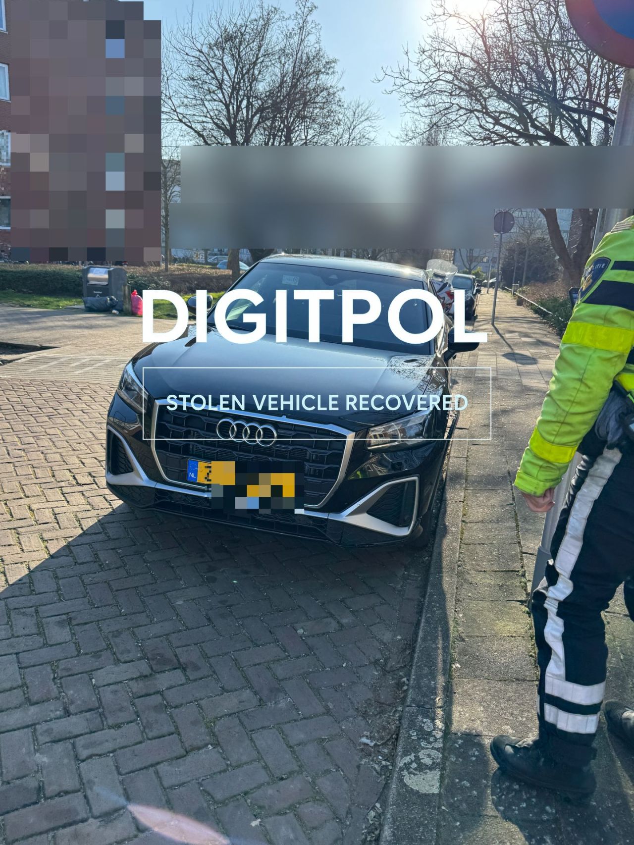 Stolen Audi Q3 Recovered by DIGITPOL
