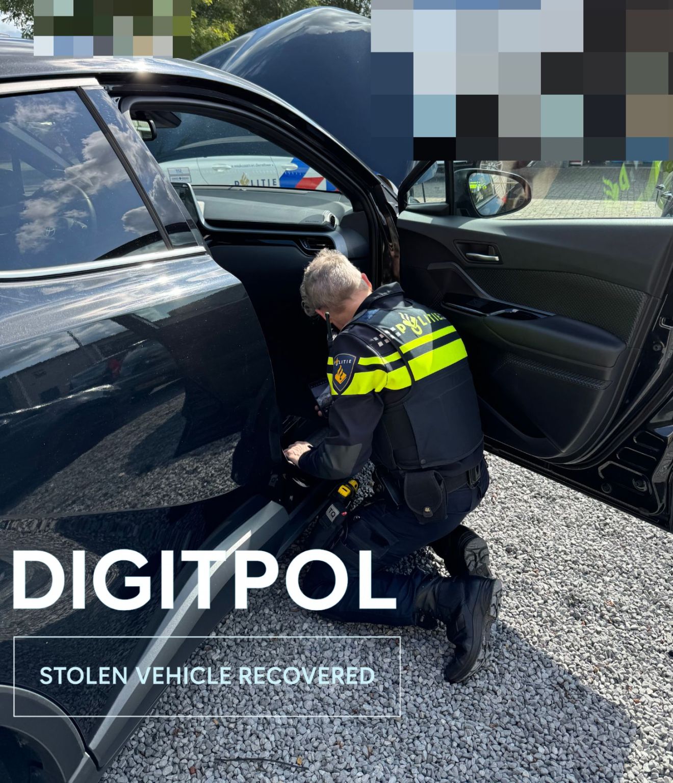 Stolen Car on Blank German Documents