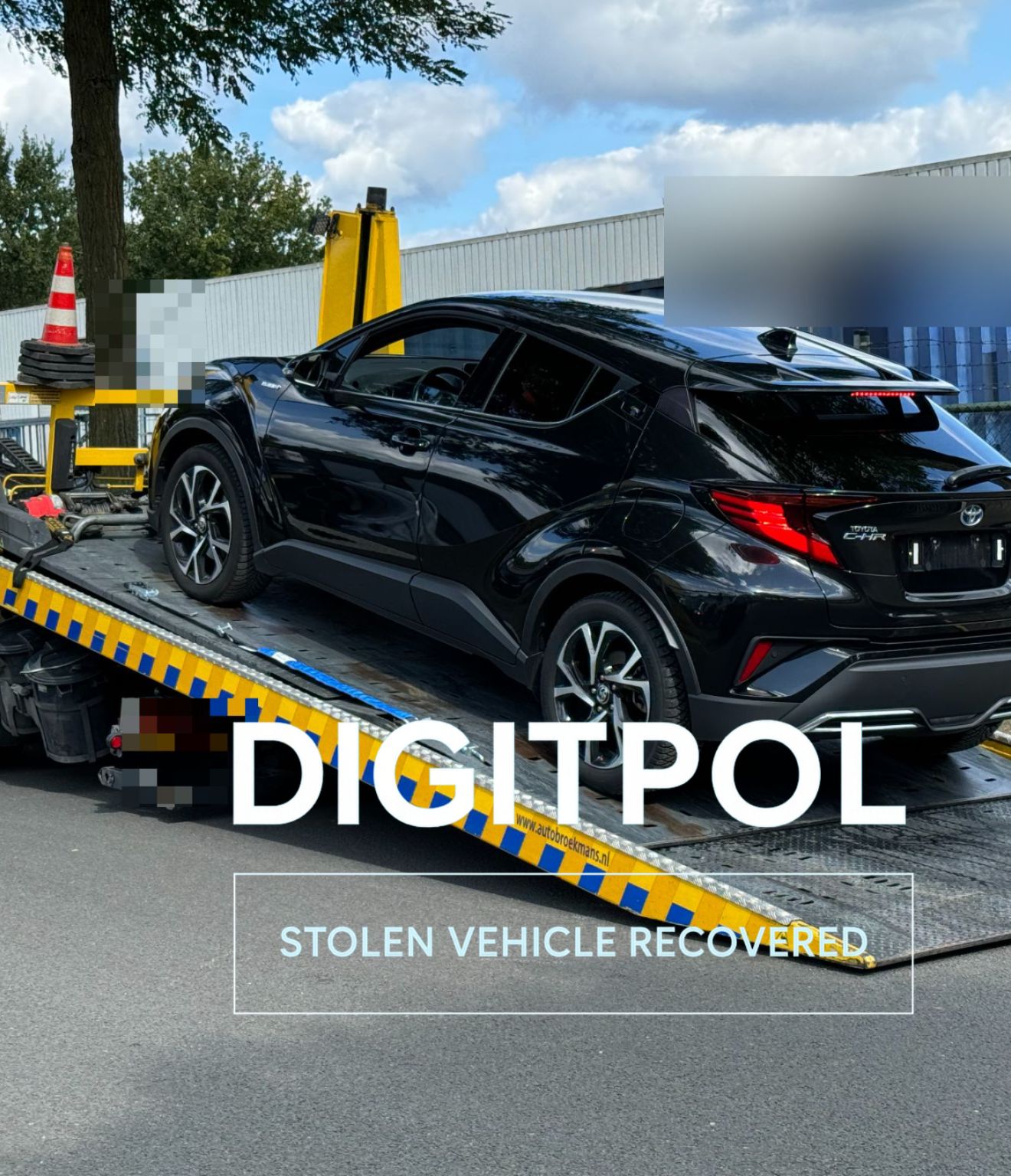 Stolen car found by digitpol