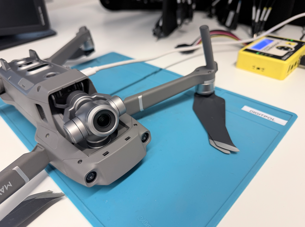 Recover data from drones