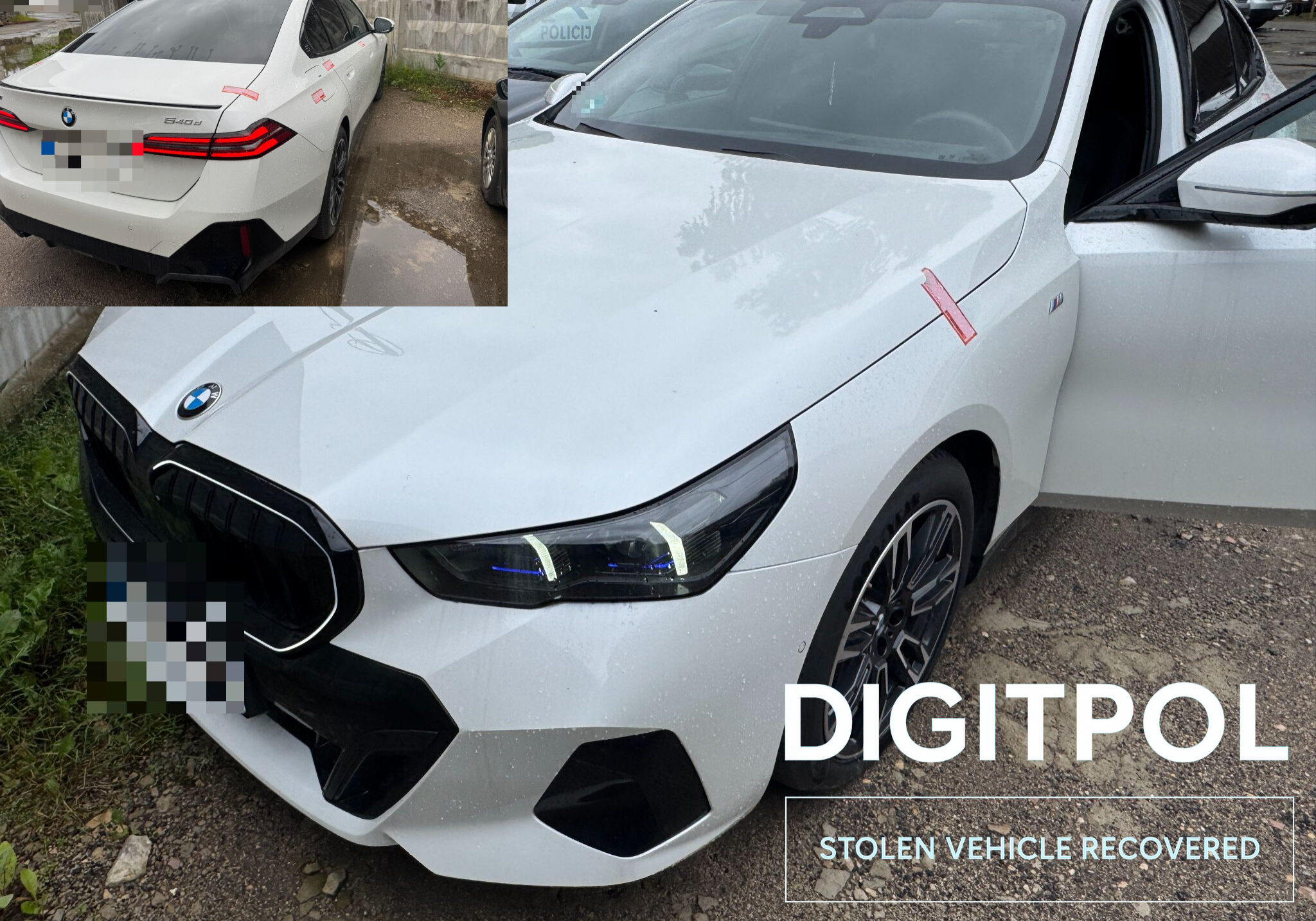 BMW 540 STOLEN AND RECOVERED